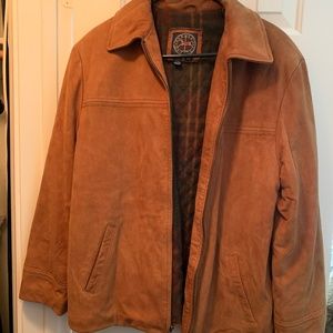 Vintage Harold's suede leather coat